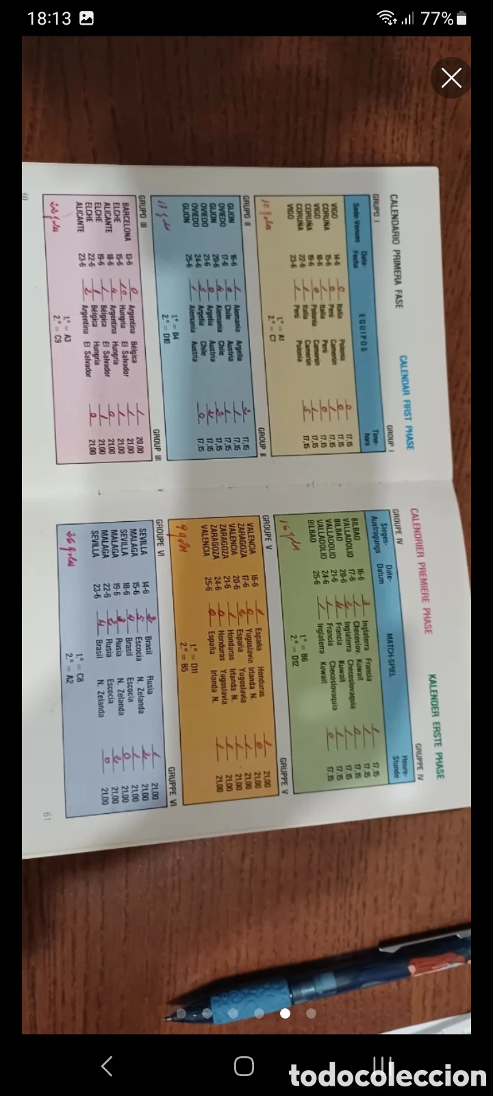 Coleccionismo: Agenda y programa Mundial Espa&ntilde;a82 - Foto 2