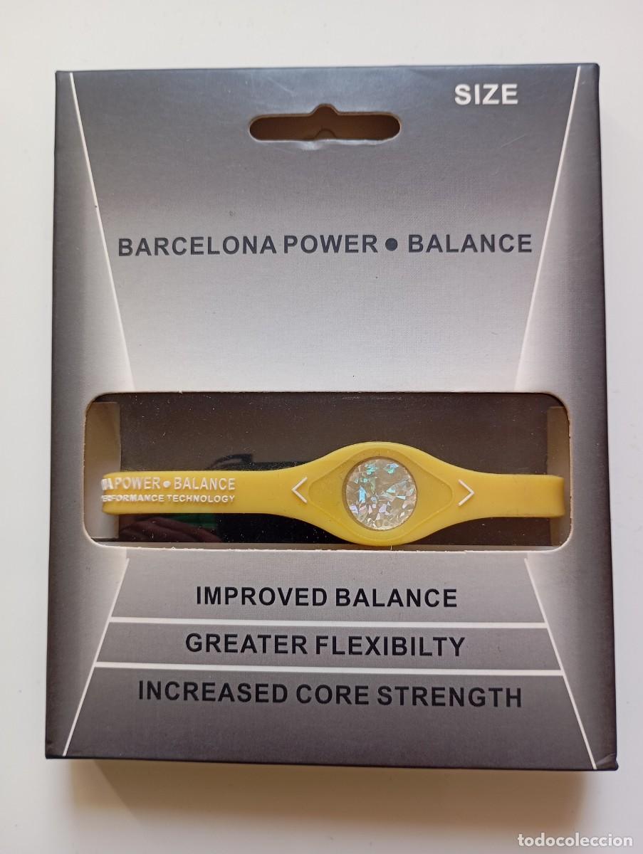 Coleccionismo: BARCELONA POWER BALANCE PULSERA A&Ntilde;OS NOVENTA TALLA M