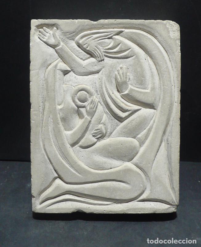 Coleccionismo: PLACA DE YESO CON RELIEVE - Foto 1