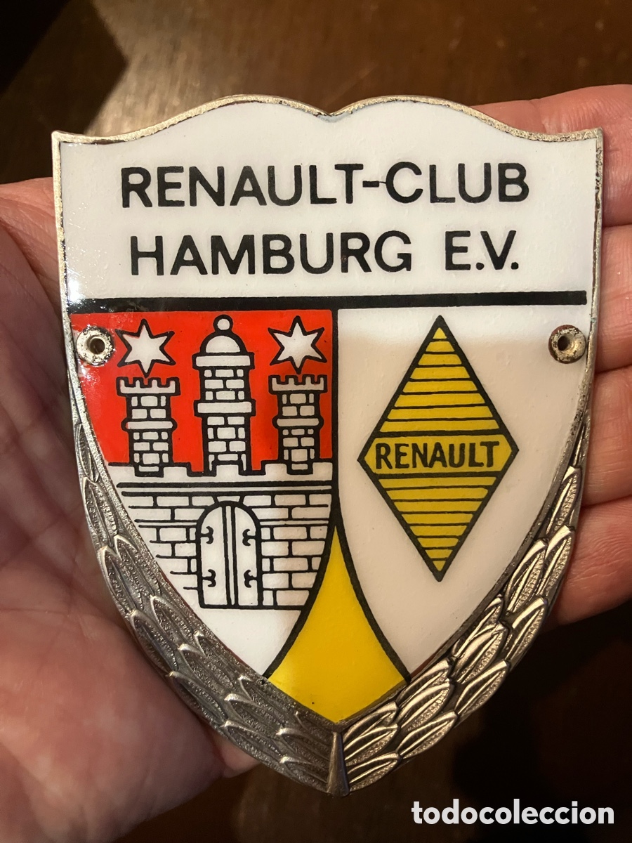 Colecionismo: Renault Chapa insignia esmaltado al fuego