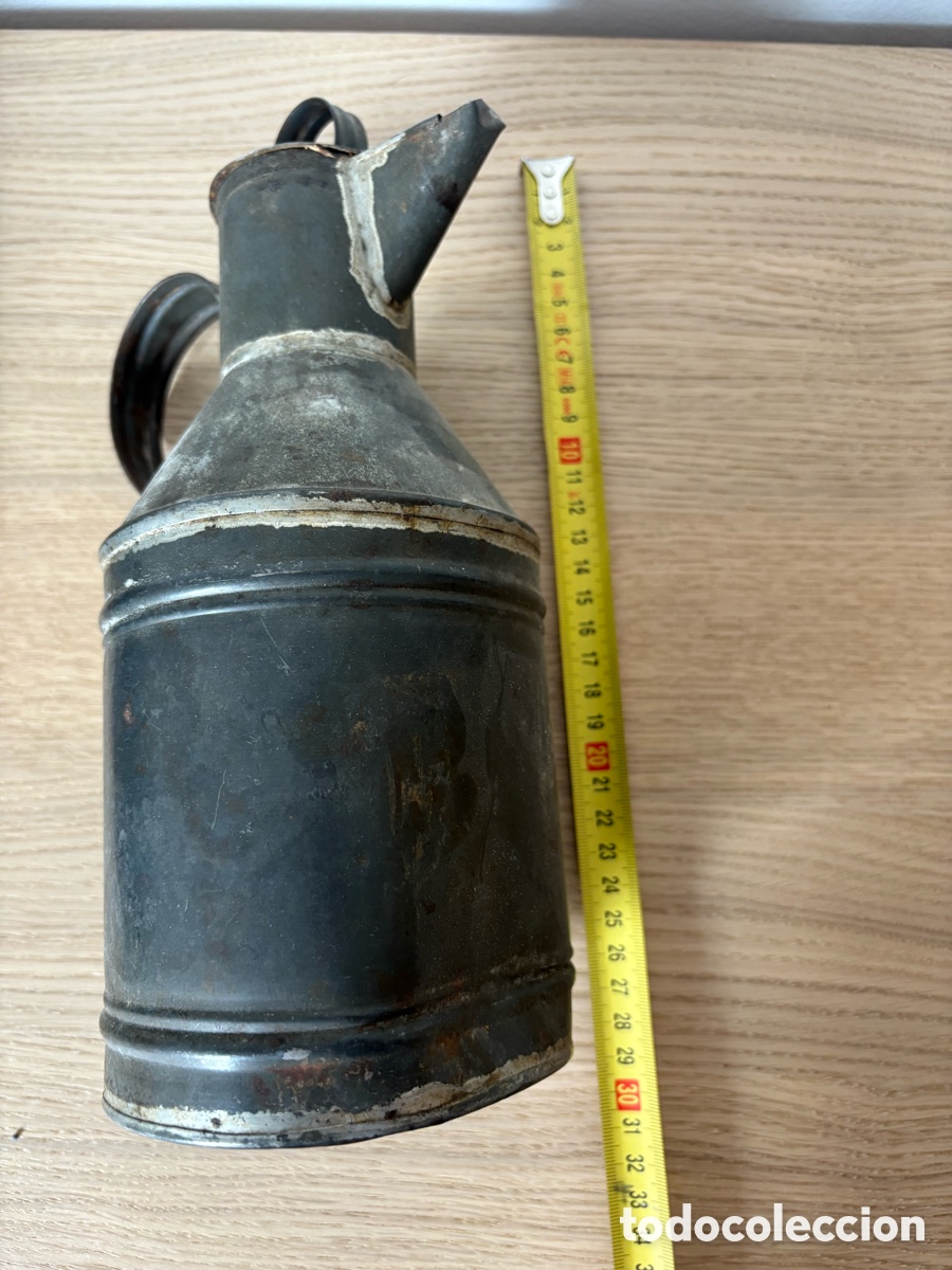 Coleccionismo: Antigua aceitera gran tama&ntilde;o (A8) - Foto 5