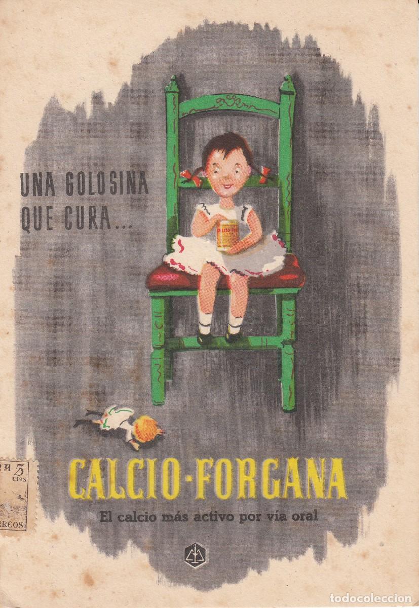 Coleccionismo: A&Ntilde;OS 50 -PUBLICIDAD FARMACIA - CALCIO FORGANA -