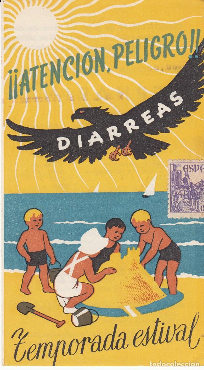 Coleccionismo: A&Ntilde;OS 50 -PUBLICIDAD FARMACIA - DIARREAS - TEMPORADA ESTIVAL -LAB. INSTITUTO ULTA - ZARAGOZA