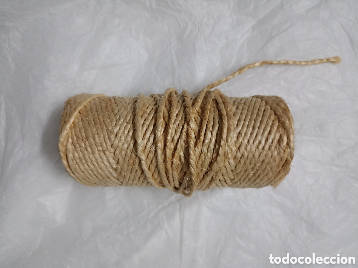 Coleccionismo: Antiguo rollo de cuerda para hacer paquetes a&ntilde;os 70