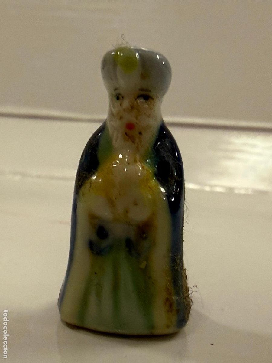 Coleccionismo: REY MAGO, figurita del ROSCON de Reyes. En porcelana o ceramica