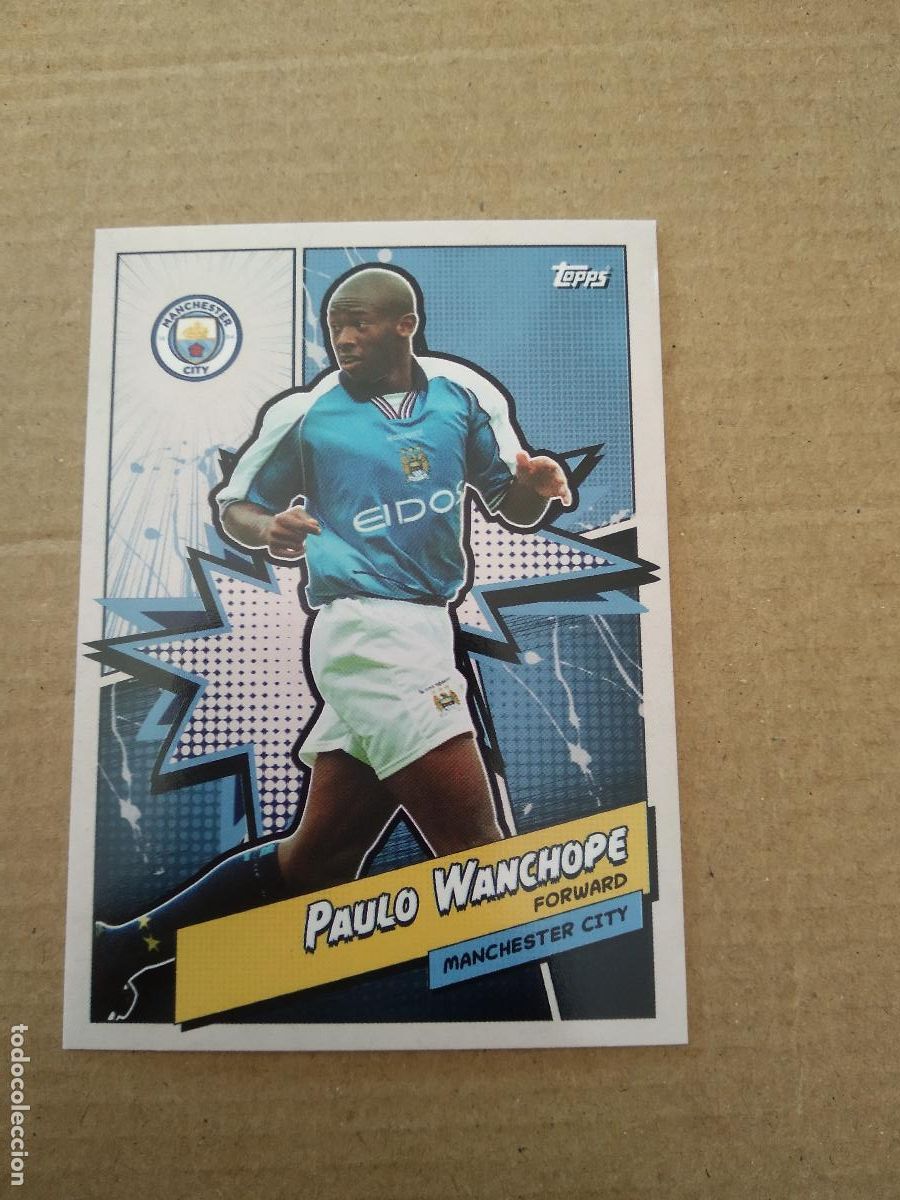 Coleccionismo: MANH-9 PAULO WANCHOPE CROMO FUTBOL TOPPS MANCHESTER CITY 2023