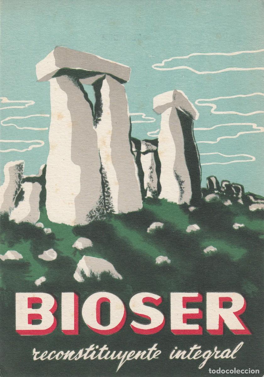 Coleccionismo: A&Ntilde;OS 50 -PUBLICIDAD FARMACIA - RECONSTITUYENTE BIOSER