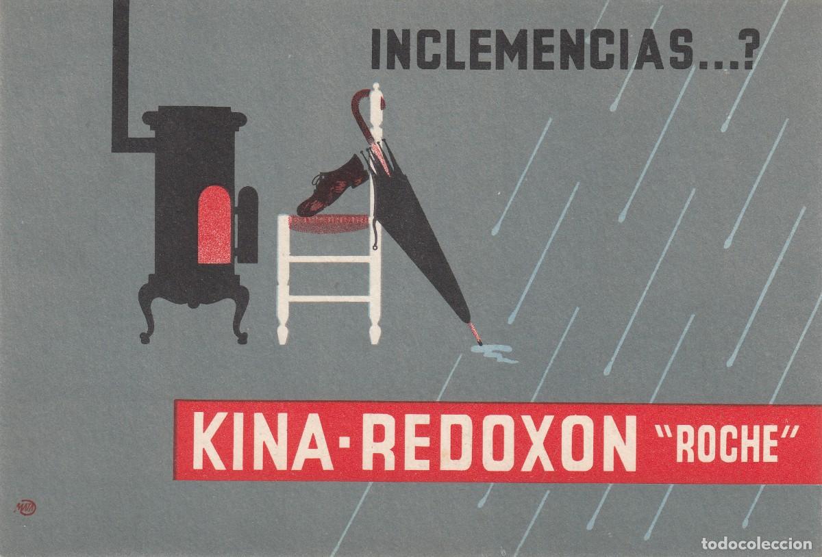 Coleccionismo: A&Ntilde;OS 50 -PUBLICIDAD FARMACIA - KINA REDOXON DE PRODUCTOS ROCHE