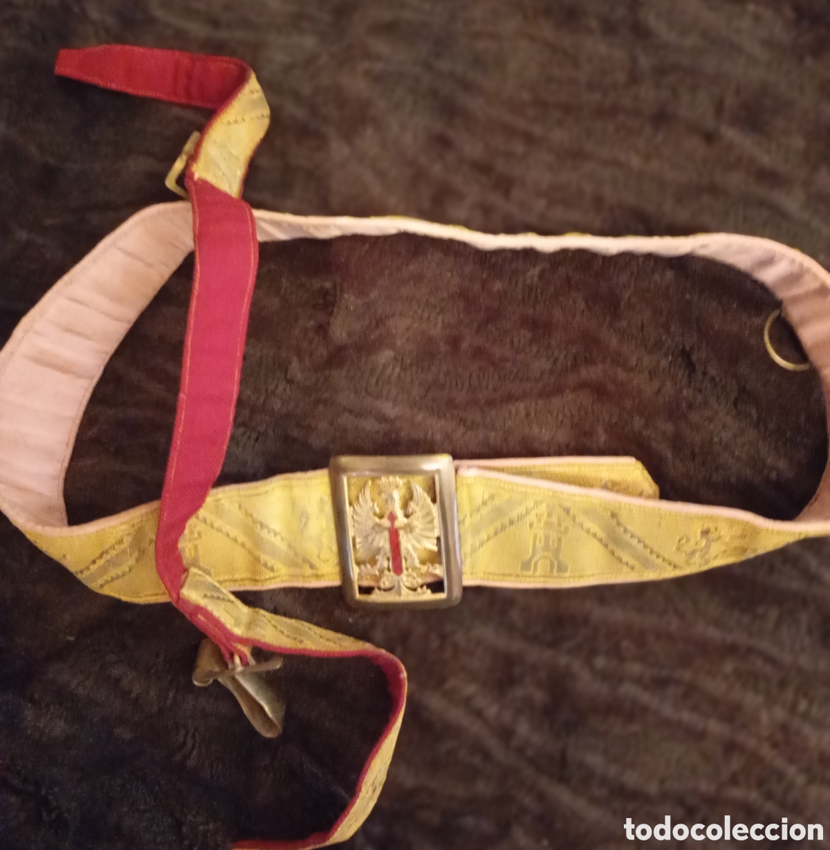 Coleccionismo: Antiguo cintur&oacute;n militar de gala - Foto 2