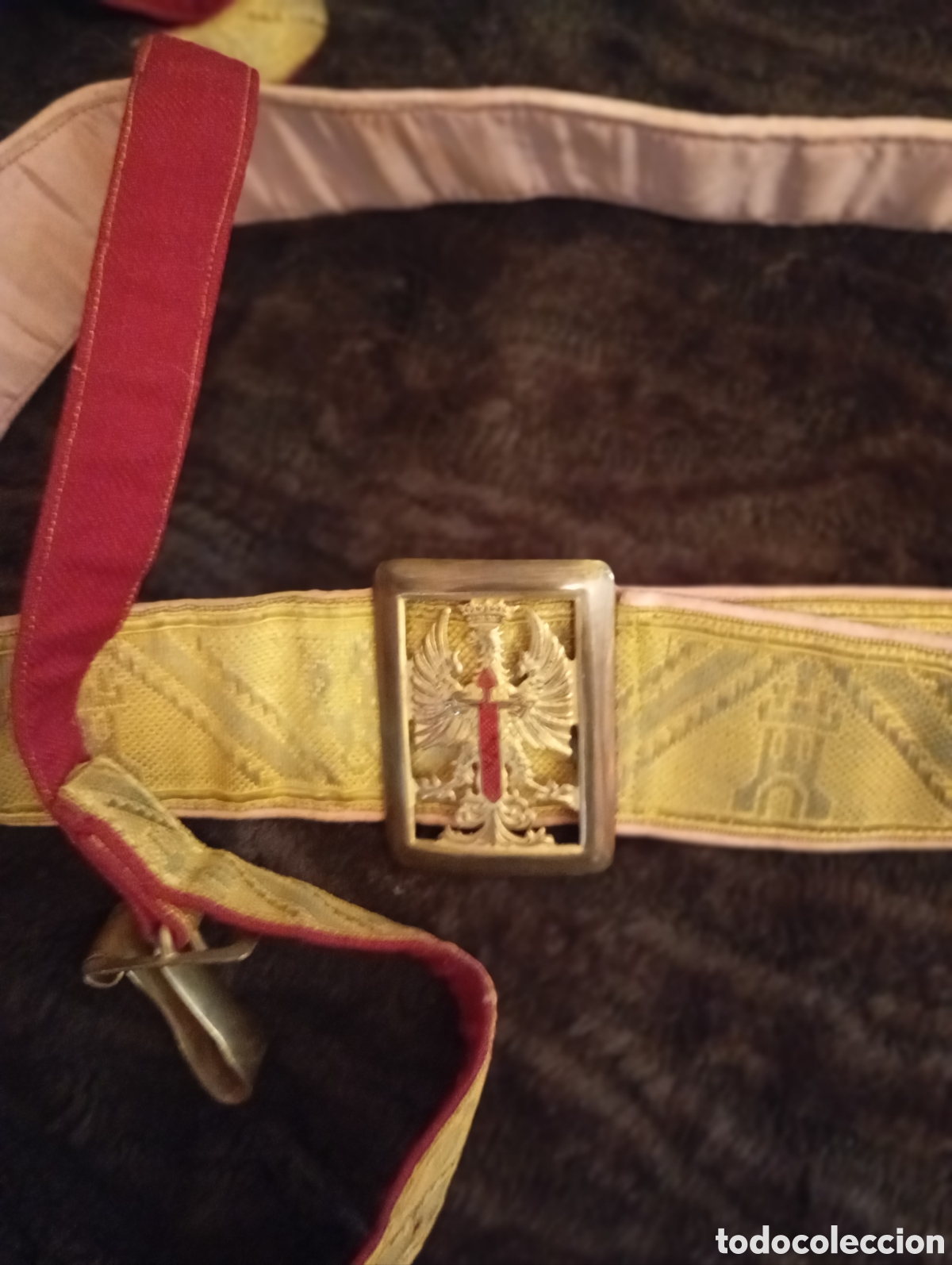Coleccionismo: Antiguo cintur&oacute;n militar de gala - Foto 1