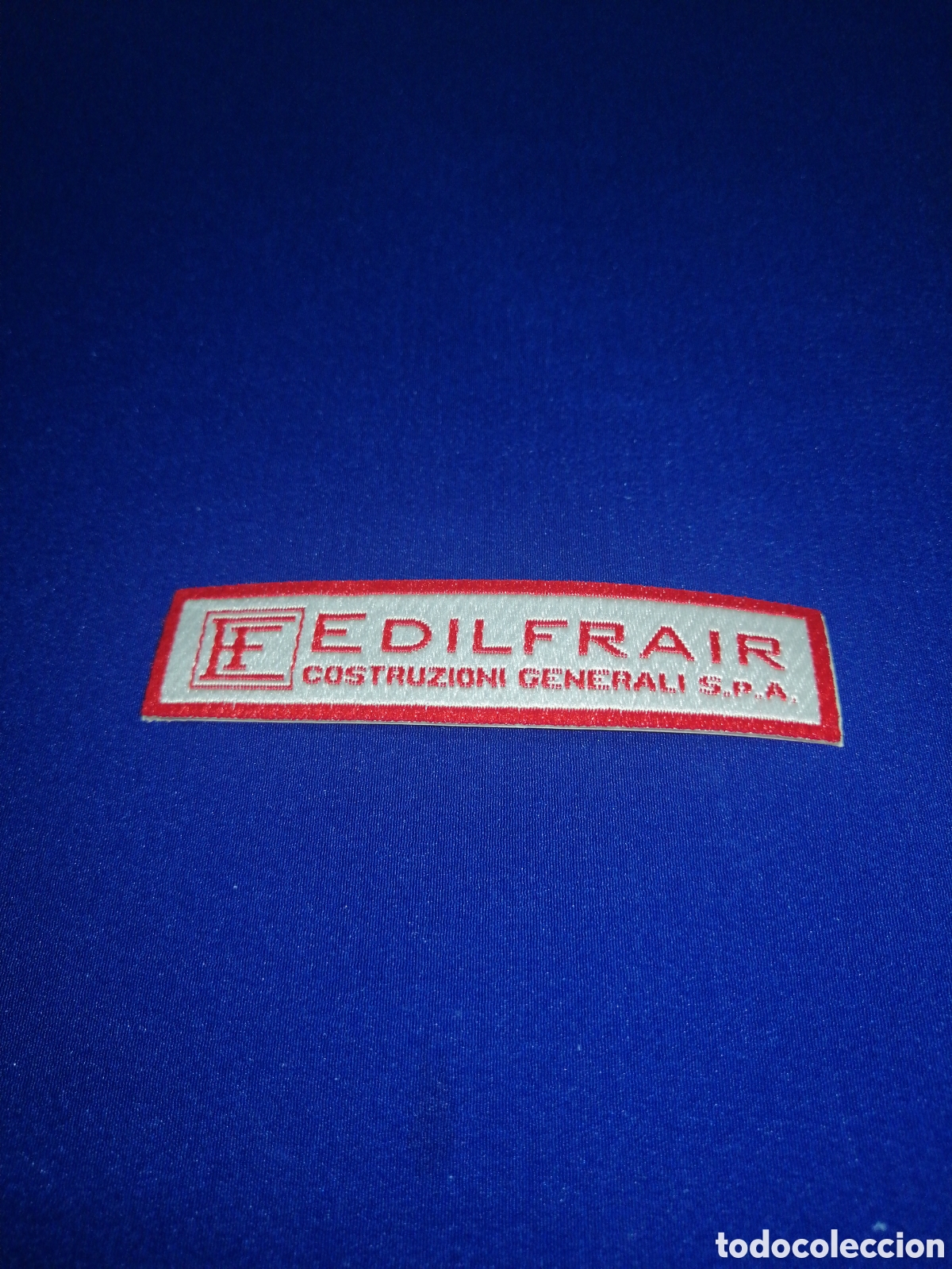 Coleccionismo: EDILFRAIR CONSTRUZIONI GENERALI S. P. A. PARCHE DE TELA PUBLICITARIO