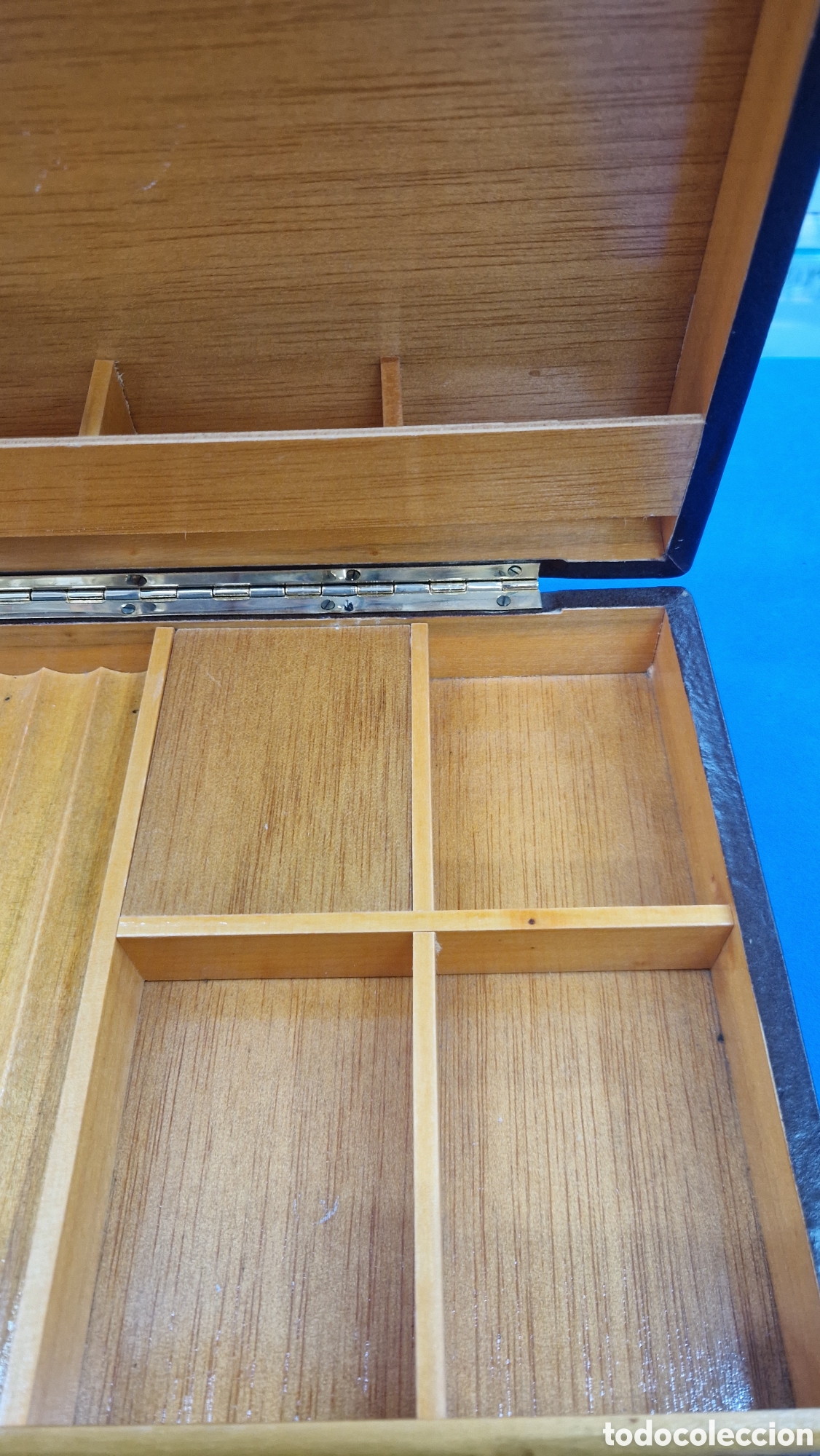 Coleccionismo: Caja para puros y cigarrillos - Foto 2