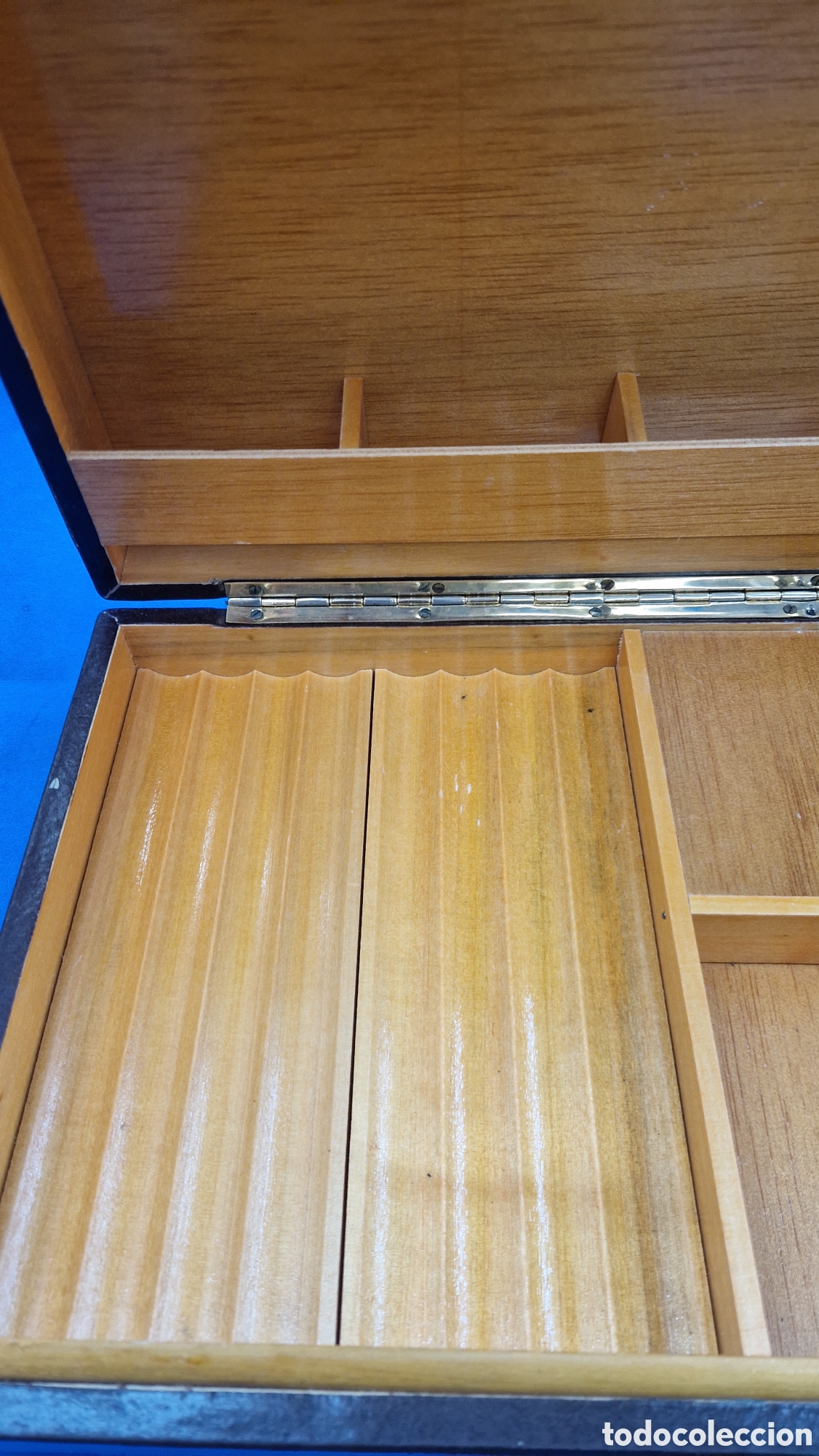 Coleccionismo: Caja para puros y cigarrillos - Foto 3
