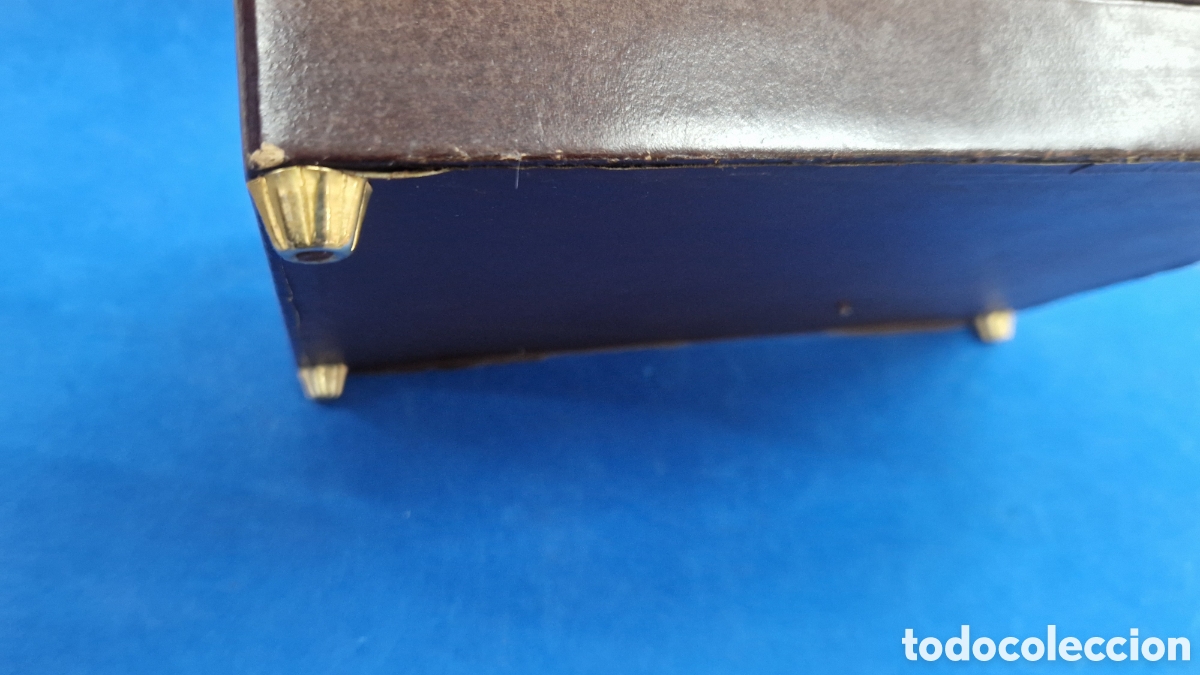 Coleccionismo: Caja para puros y cigarrillos - Foto 5