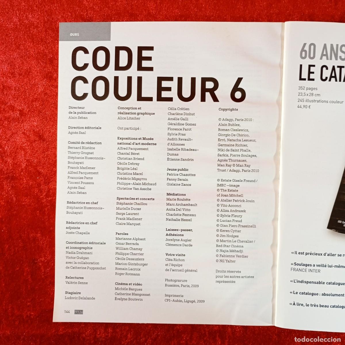 Coleccionismo: CODE COULEUR N. 6 - JANVIER-MARS 2010 - PROGRAMA ARTE / 4624 - Foto 3