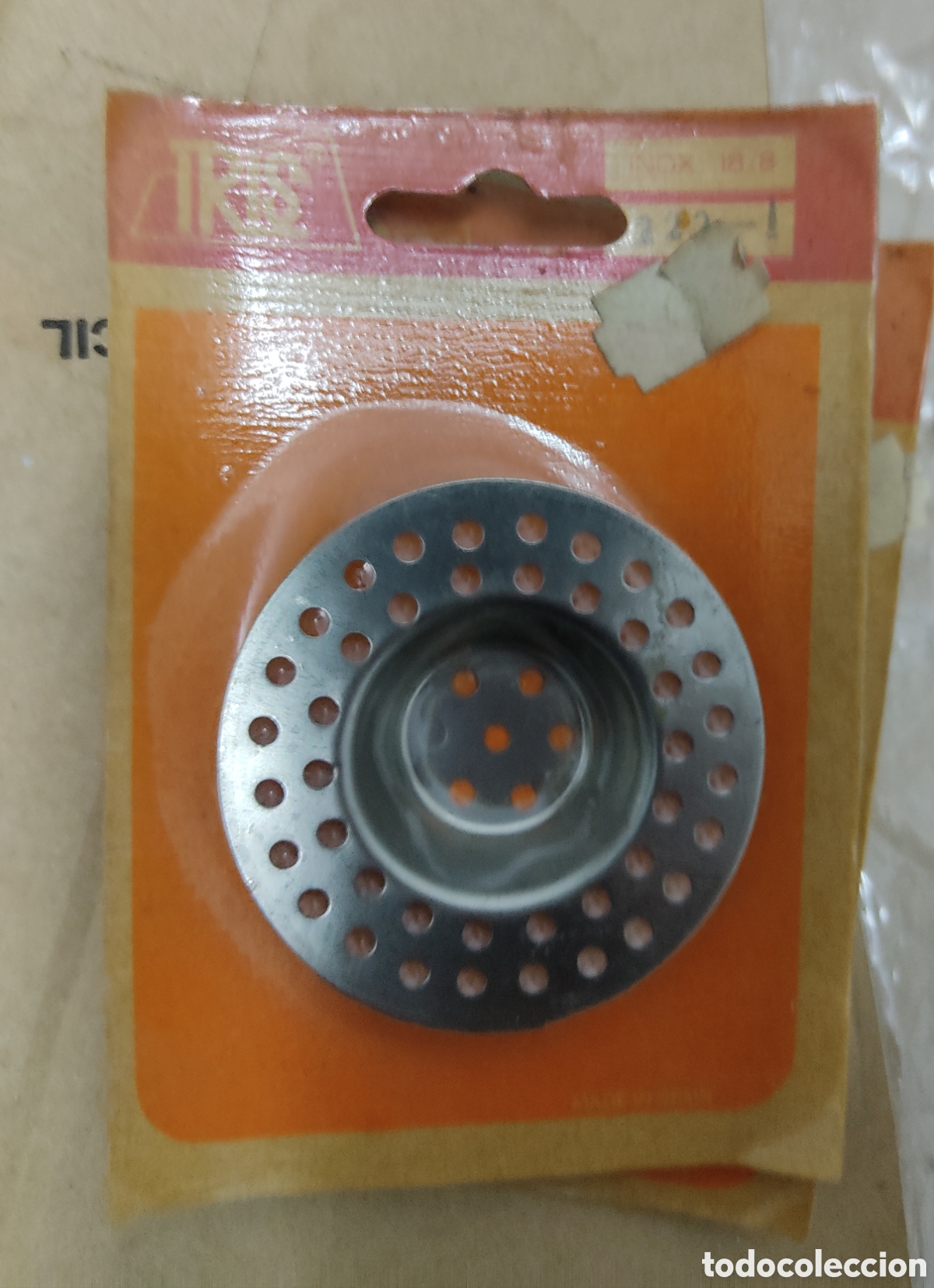 Collezionismo: Tapon para fregadero de acero inoxidable marca Iris