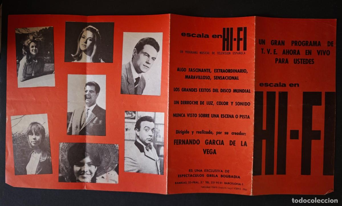 Coleccionismo: ESCALA EN HI-FI , PROGRAMA DE T.V.E. - Foto 3