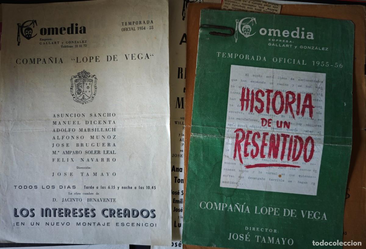 Coleccionismo: TEATRO COMEDIA - BARCELONA- LOTE 16 PROGRAMAS - Foto 11
