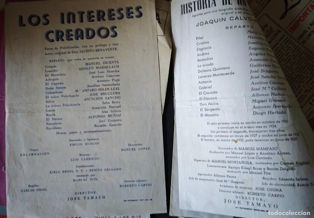 Coleccionismo: TEATRO COMEDIA - BARCELONA- LOTE 16 PROGRAMAS - Foto 12