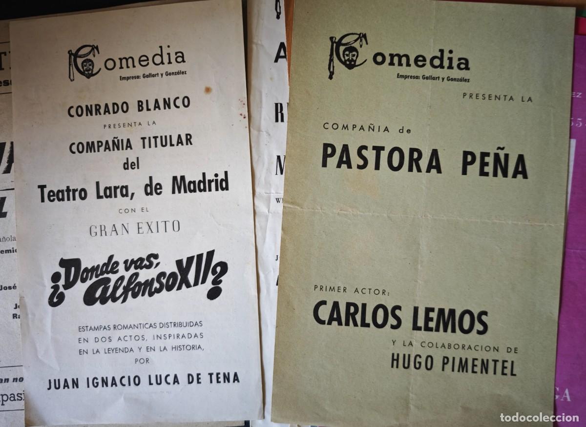 Coleccionismo: TEATRO COMEDIA - BARCELONA- LOTE 16 PROGRAMAS - Foto 17