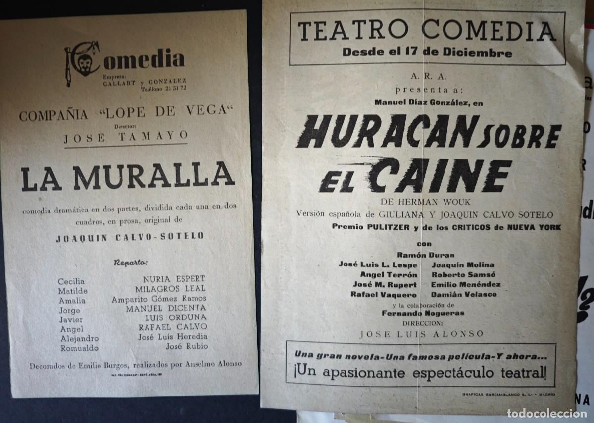 Coleccionismo: TEATRO COMEDIA - BARCELONA- LOTE 16 PROGRAMAS - Foto 19