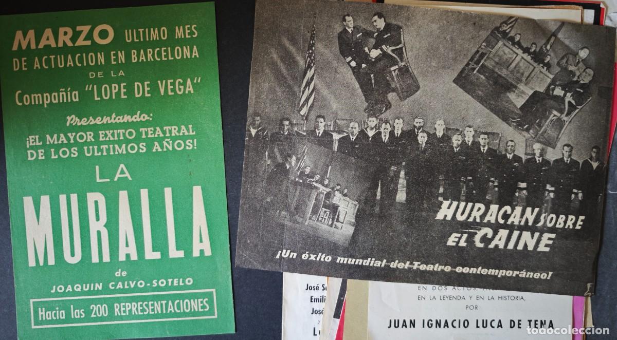 Coleccionismo: TEATRO COMEDIA - BARCELONA- LOTE 16 PROGRAMAS - Foto 20