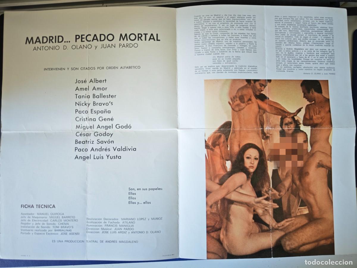 Coleccionismo: TEATRO MU&Ntilde;OZ SECA - MARRID - Foto 2