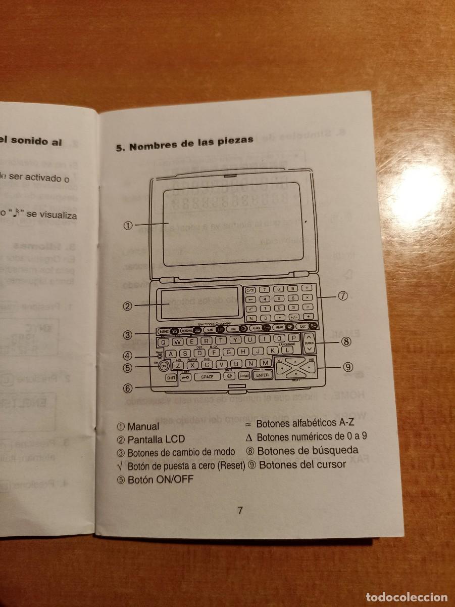 Coleccionismo: AGENDA ELECTRONICA SAMER - Foto 4