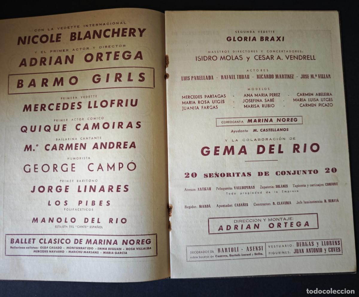 Coleccionismo: TEATRO APOLO - BARCELONA- 2 PROGRAMAS - Foto 7