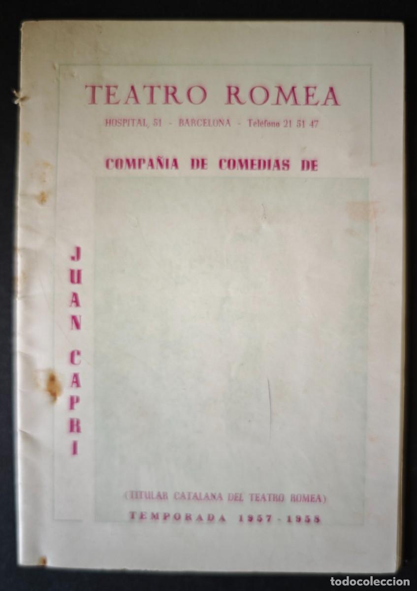 Coleccionismo: TEATRO ROMEA - BARCELONA - LOTE DE 9 PROGRAMAS - Foto 7