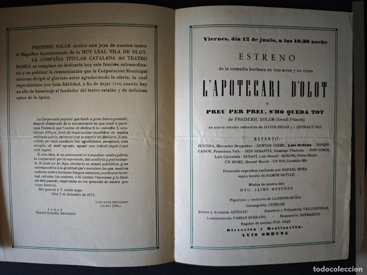 Coleccionismo: TEATRO ROMEA - BARCELONA - LOTE DE 9 PROGRAMAS - Foto 16