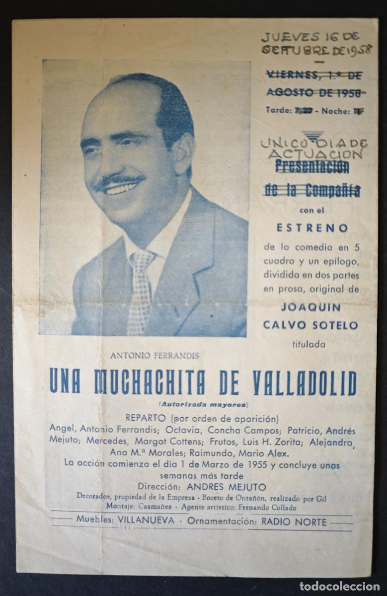 Coleccionismo: TEATRO CAMPOAMOR - VALLADOLID - Foto 3