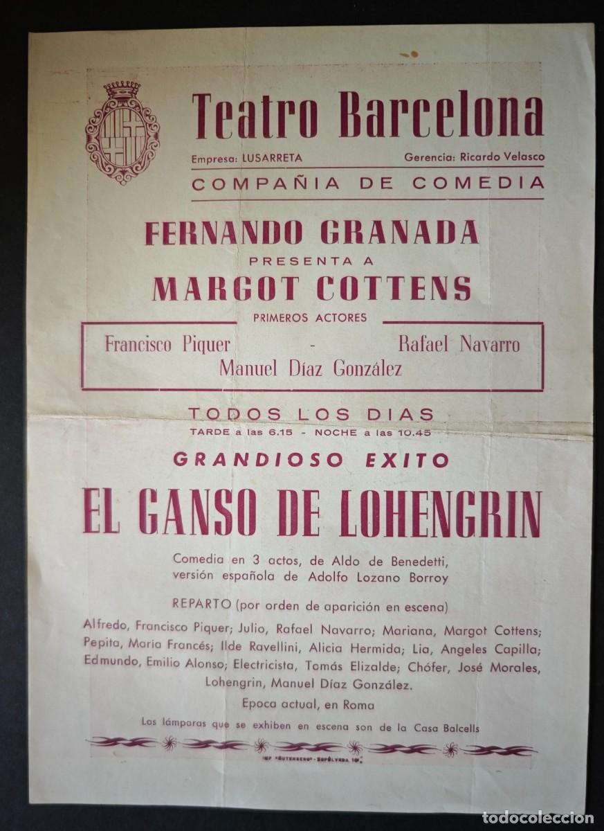 Coleccionismo: TEATRO BARCELONA - LOTE 7 PROGRAMAS - Foto 7