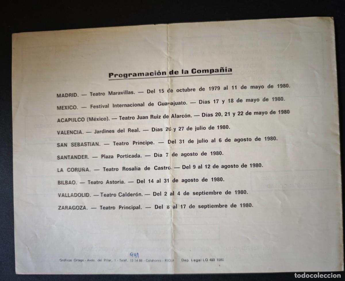 Coleccionismo: TEATRO BARCELONA - LOTE 7 PROGRAMAS - Foto 14