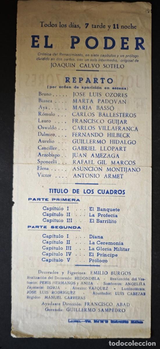 Coleccionismo: TEATRO ALCAZAR - MADRID - - Foto 2