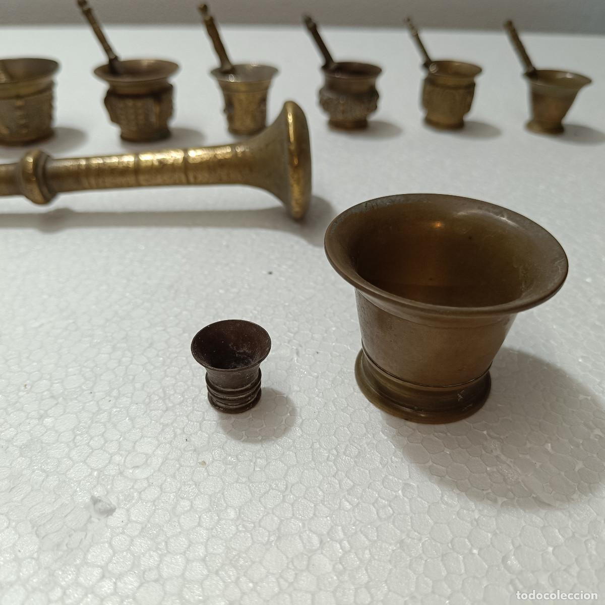Coleccionismo: LOTE ALMIREZ ANTIGUOS EN BRONCE O LATON. - Foto 7