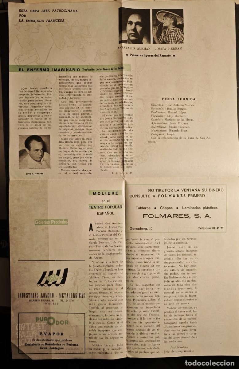 Coleccionismo: TEATRO POPULAR ESPA&Ntilde;OL - Foto 2