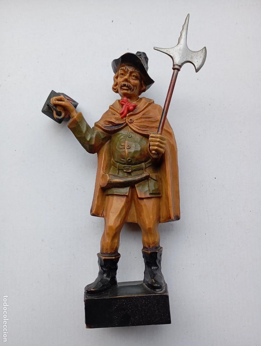 Colecionismo: FIGURA DE MADERA PERSONAJE MEDIEVAL. PN05