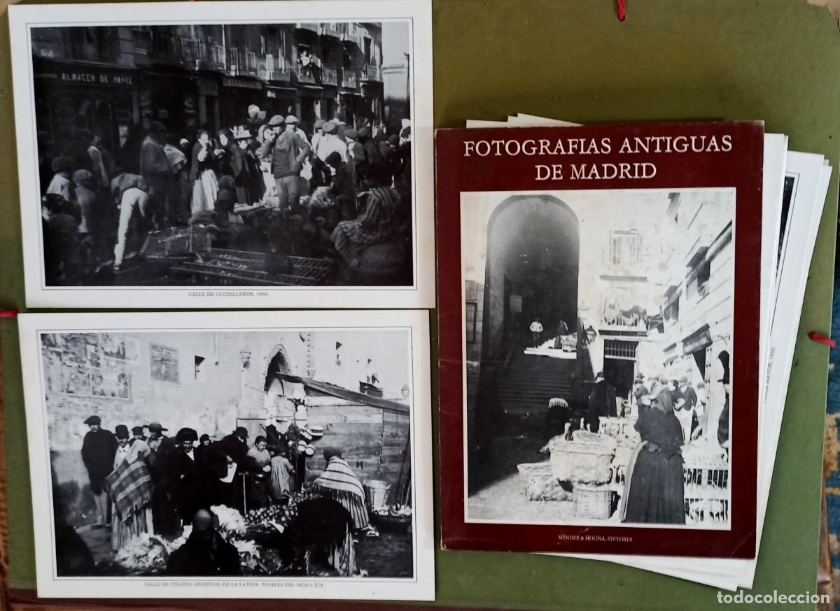 Coleccionismo: FOTOGRAFIAS ANTIGUAS DE MADRID. 15 l&aacute;minas con fotograf&iacute;as 36 x 25 cms