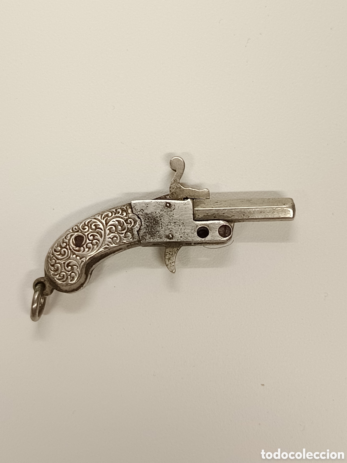 Coleccionismo: Peque&ntilde;a pistola tipo Berloque - Foto 2