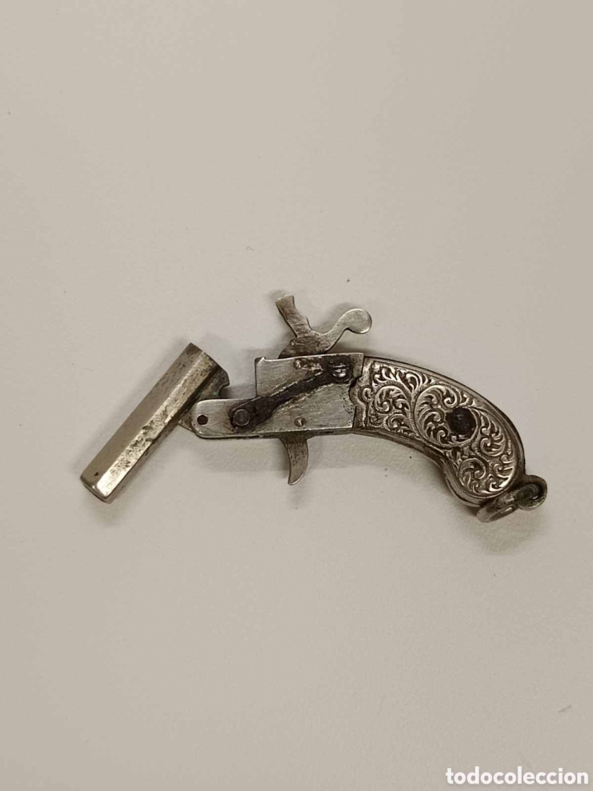 Coleccionismo: Peque&ntilde;a pistola tipo Berloque - Foto 5