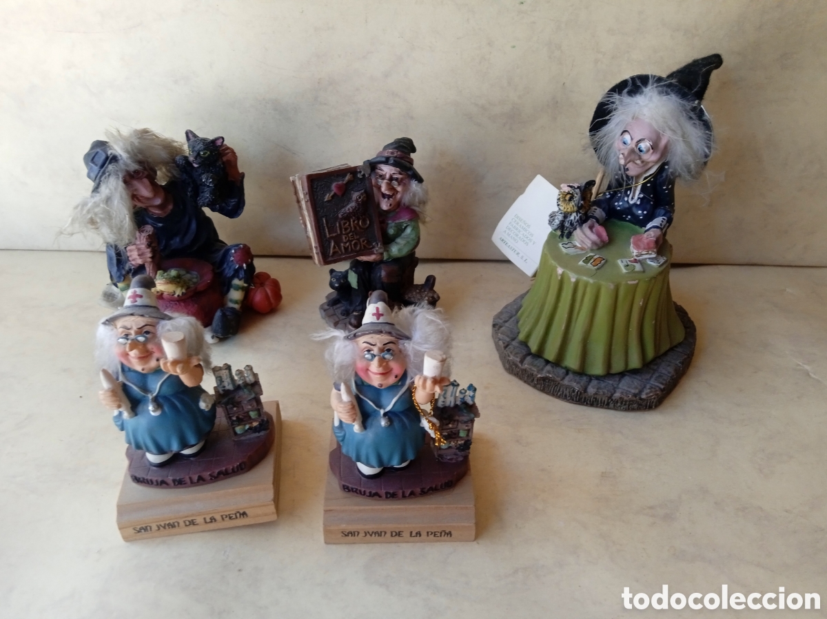 Coleccionismo: Colecci&oacute;n de 5 brujas - Foto 1