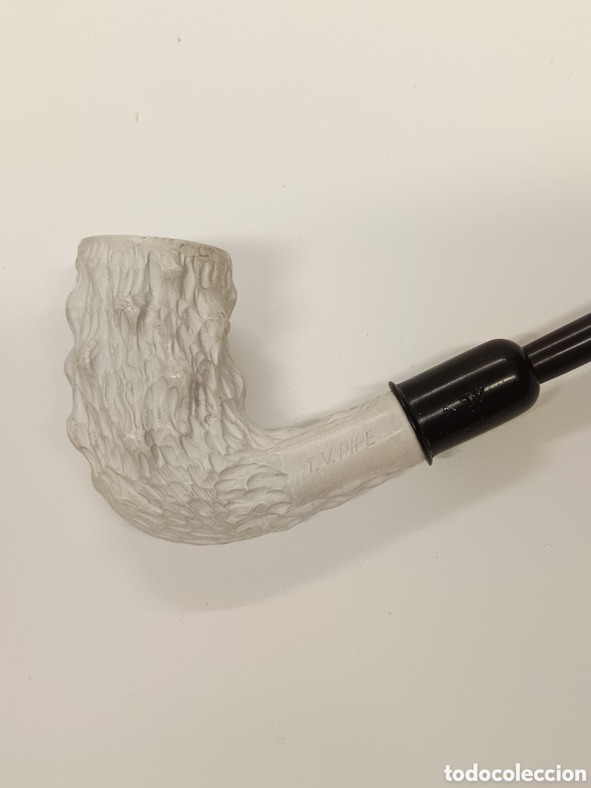 Coleccionismo: Pipa T.V. White Bear, brezo blanco - Foto 2