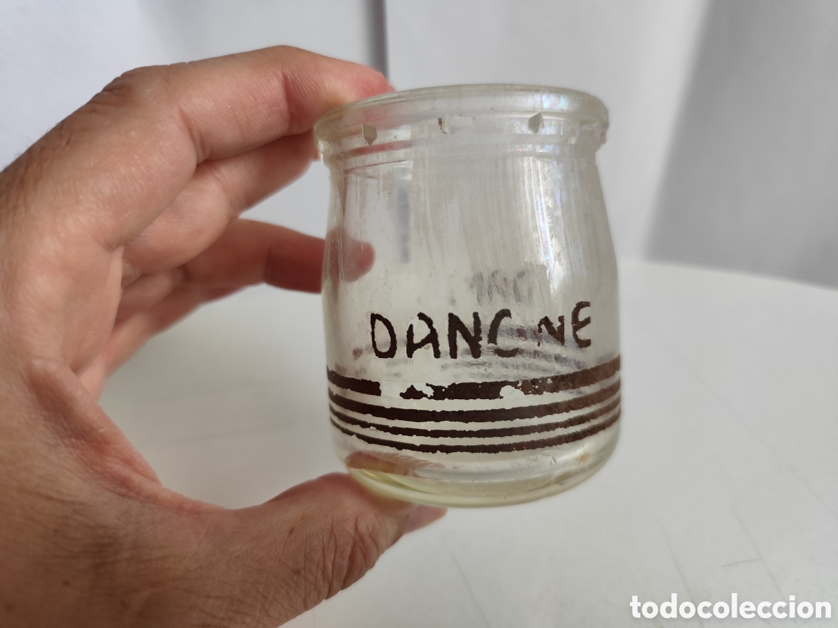 Coleccionismo: Danone. Vaso de Cristal. Tarro - Foto 3