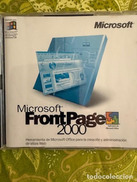 Coleccionismo: MICROSOFT FRONTPAGE 2000 - CD ROM - PC - Foto 1