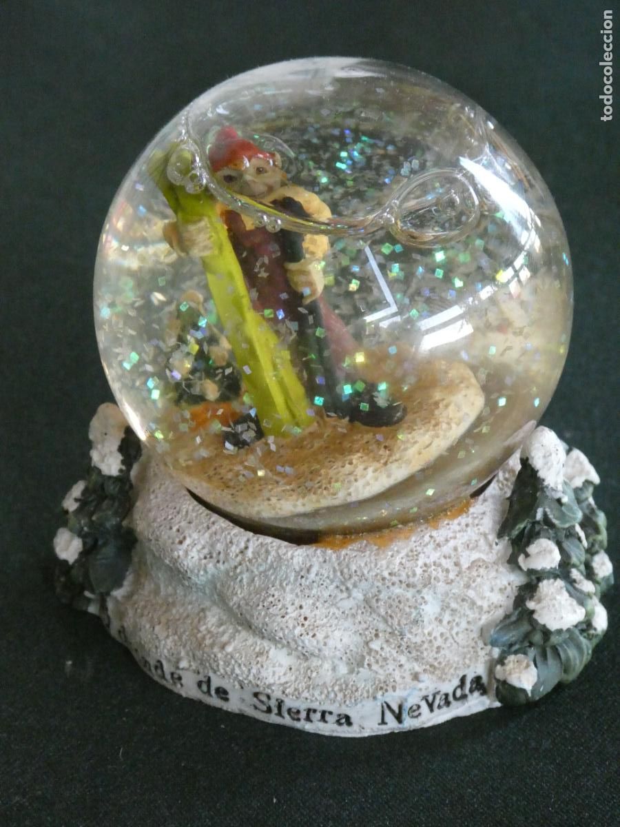 Sammeln: GLOBO BOLA DE NIEVE TURISMO RECUERDO SOUVENIR SIERRA NEVADA GRANADA ESQUIADOR. 8CM 270GR