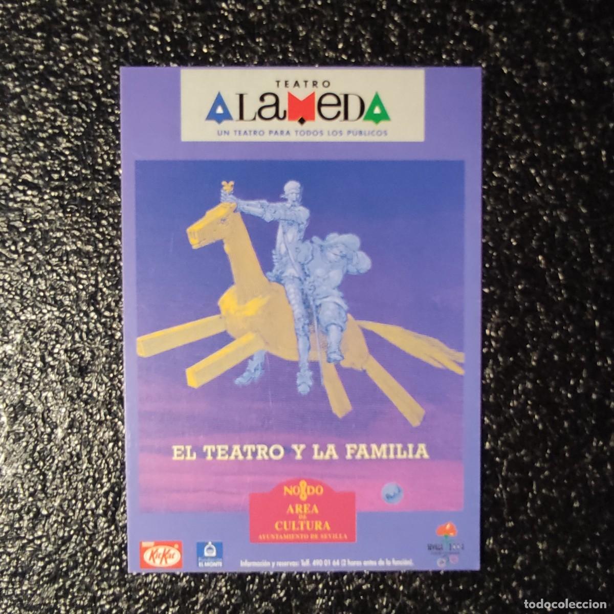 Coleccionismo: TARJETA POSTAL **TEATRO ALAMEDA . EL TEATRO Y LA FAMILIA ** PROGRAMACI&Oacute;N 1996 ** SEVILLA ** JUANI