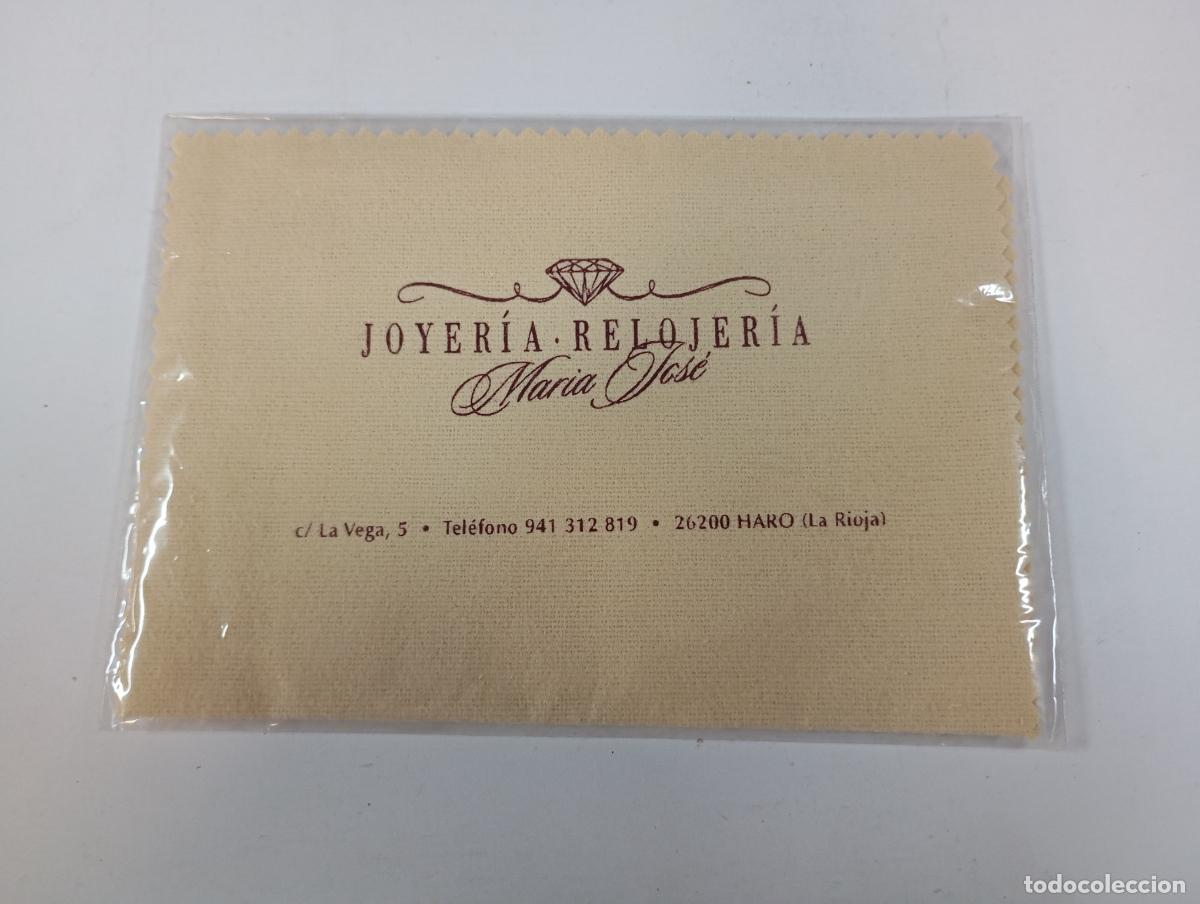 Coleccionismo: PEQUE&Ntilde;O PA&Ntilde;O DE LIMPIEZA JOYER&Iacute;A RELOJER&Iacute;A MAR&Iacute;A JOS&Eacute; HARO. LA RIOJA. PN06
