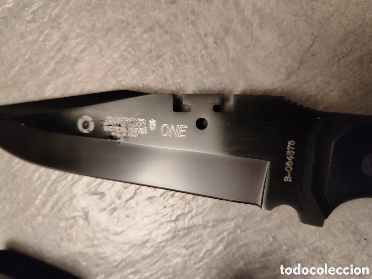 Coleccionismo: Cuchillo Aitor One Negro 16131 - Foto 5