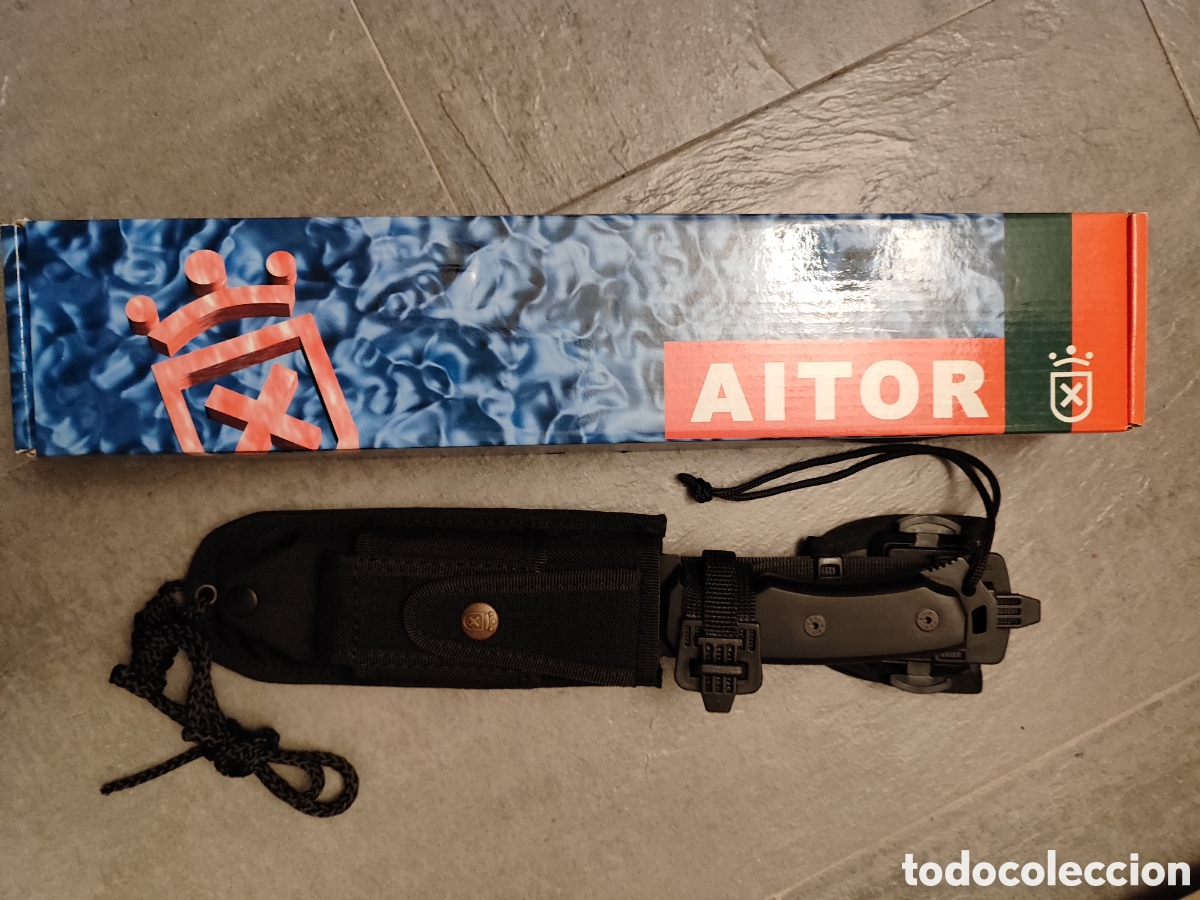 Coleccionismo: Cuchillo Aitor One Negro 16131 - Foto 1